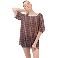 Olimedpurp Oversized Chiffon Top by violetheavensky