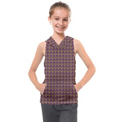 Olimedpurp Kids  Sleeveless Hoodie by violetheavensky