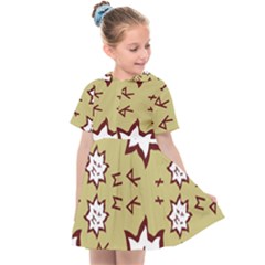 Abstract Pattern Geometric Backgrounds   Kids  Sailor Dress by Eskimos