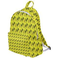 Fern Pattern 2 Yellow The Plain Backpack by violetheavensky