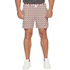 Kawaii Jam Pattern Aqua Men s Runner Shorts by violetheavensky