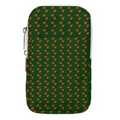 Kawaii Pumpkin Patt Green Waist Pouch (small) by violetheavensky