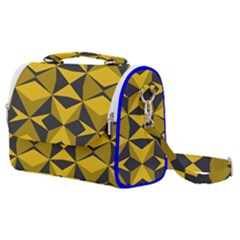 Abstract Pattern Geometric Backgrounds   Satchel Shoulder Bag by Eskimos