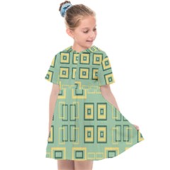 Abstract Pattern Geometric Backgrounds   Kids  Sailor Dress by Eskimos