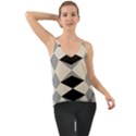 Abstract pattern geometric backgrounds   Chiffon Cami View1