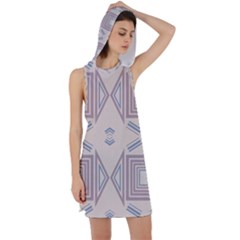 Abstract Pattern Geometric Backgrounds   Racer Back Hoodie Dress by Eskimos