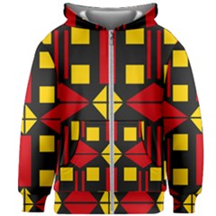 Abstract Pattern Geometric Backgrounds   Kids  Zipper Hoodie Without Drawstring by Eskimos