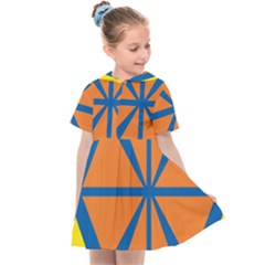 Abstract Pattern Geometric Backgrounds   Kids  Sailor Dress by Eskimos