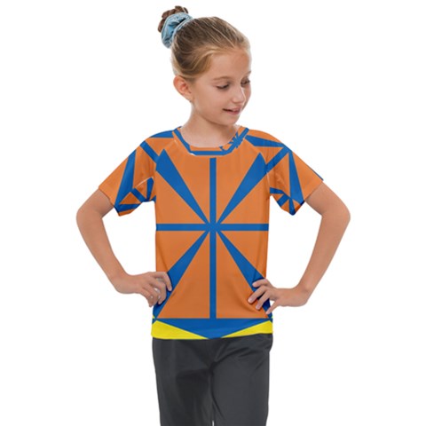 Abstract Pattern Geometric Backgrounds   Kids  Mesh Piece Tee by Eskimos