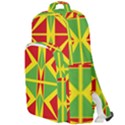 Abstract pattern geometric backgrounds   Double Compartment Backpack View1