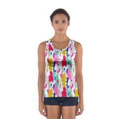 Acryl Paint Sport Tank Top  by CoshaArt