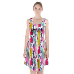 Acryl Paint Racerback Midi Dress by CoshaArt