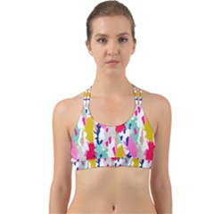 Acryl Paint Back Web Sports Bra by CoshaArt