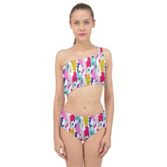 Acryl Paint Spliced Up Two Piece Swimsuit by CoshaArt