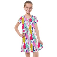 Acryl Paint Kids  Cross Web Dress by CoshaArt