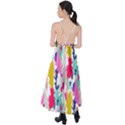 Acryl Paint Tie Back Maxi Dress View2