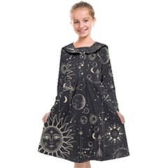 Mystic Patterns Kids  Midi Sailor Dress by CoshaArt