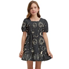 Mystic Patterns Kids  Short Sleeve Dolly Dress by CoshaArt