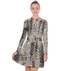 Luxury Snake Print Long Sleeve Panel Dress by CoshaArt