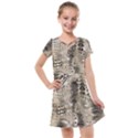 Luxury Snake Print Kids  Cross Web Dress View1