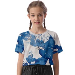 Floral Kids  Basic Tee by Sparkle