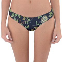 Nature With Bugs Reversible Hipster Bikini Bottoms by Sparkle