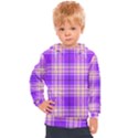 Pink Tartan 6 Kids  Hooded Pullover View1