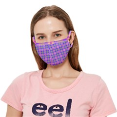 Tartan Purple Crease Cloth Face Mask (adult) by tartantotartanspink