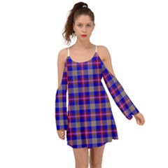 Tartan 2 Kimono Sleeves Boho Dress by tartantotartanspink