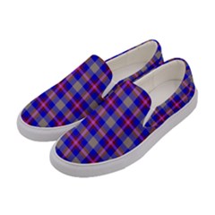 Tartan 2 Women s Canvas Slip Ons by tartantotartanspink2