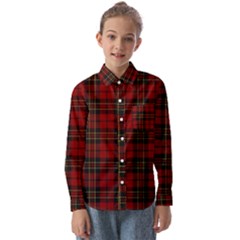 Brodie Clan Tartan Kids  Long Sleeve Shirt by tartantotartansred