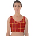 Tartan And Plaid 10 Velvet Crop Top View1