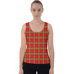 Tartan And Plaid 3 Velvet Tank Top by tartantotartansreddesign