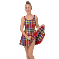 Tartan Pattern 40 Inside Out Casual Dress by tartantotartansreddesign