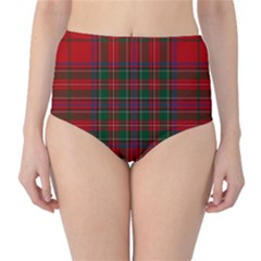 Stewart Of Rothesay Classic High-waist Bikini Bottoms by tartantotartansallreddesigns