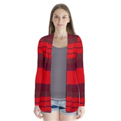 Macduff Modern Tartan 2 Drape Collar Cardigan by tartantotartansallreddesigns