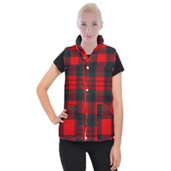 Macduff Modern Tartan 2 Women s Button Up Vest by tartantotartansallreddesigns