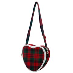 Macduff Modern Tartan Heart Shoulder Bag by tartantotartansreddesign2