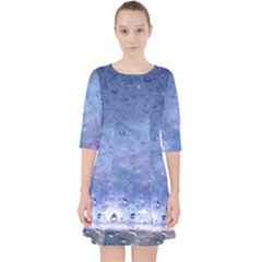 Gouttes D eau Galaxy Quarter Sleeve Pocket Dress by kcreatif