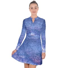 Gouttes D eau Galaxy Long Sleeve Panel Dress by kcreatif