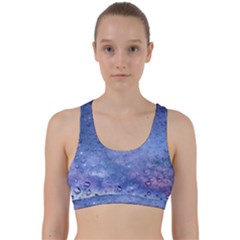 Gouttes D eau Galaxy Back Weave Sports Bra by kcreatif