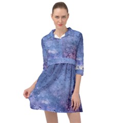 Gouttes D eau Galaxy Mini Skater Shirt Dress by kcreatif