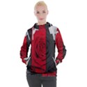 Roses Rouge Fleurs Women s Hooded Pullover View1