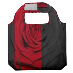 Roses Rouge Fleurs Premium Foldable Grocery Recycle Bag by kcreatif