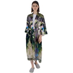 My Mucha Moment Maxi Satin Kimono by MRNStudios