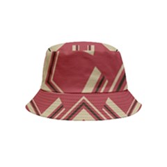 Abstract Pattern Geometric Backgrounds   Inside Out Bucket Hat (kids) by Eskimos