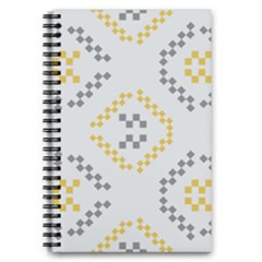 Abstract Pattern Geometric Backgrounds   5 5  X 8 5  Notebook by Eskimos