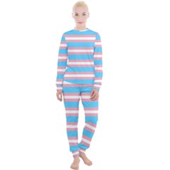 Trans Flag Stripes Women s Lounge Set by WetdryvacsLair