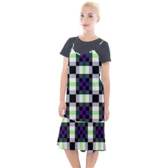 Agender Flag Plaid With Difference Camis Fishtail Dress by WetdryvacsLair