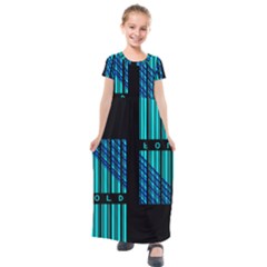 Folding For Science Kids  Short Sleeve Maxi Dress by WetdryvacsLair